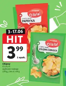 Intermarche Chipsy smak papryka O LA LA! oferta