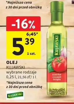 Intermarche Olej KUJAWSKI pomidor czosnek bazylia oferta