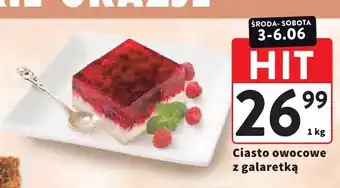 Intermarche Ciasto owocowe z galaretką oferta