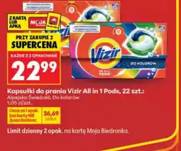 Biedronka Kapsułki do prania Vizir oferta