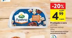 Intermarche Przekąska z sera Apetina Sundried Tomatoes oferta
