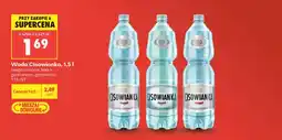 Biedronka Woda mineralna Cisowianka oferta