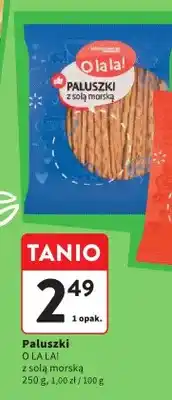 Intermarche Paluszki z solą morską O LA LA! oferta