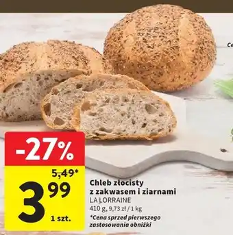 Intermarche Chleb złocisty z zakwasem i ziarnami LA LORRAINE oferta