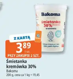 E.Leclerc Śmietanka Bakoma oferta