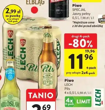 Intermarche Piwo Lech Pils 4-pak oferta