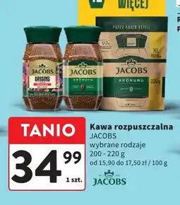 Intermarche Kawa rozpuszczalna Jacobs Origins oferta