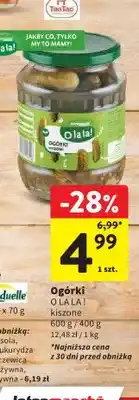 Intermarche Ogórki kiszone O LA LA! oferta