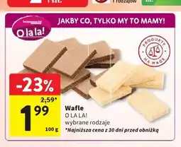 Intermarche Wafle O LA LA! śmietankowe oferta