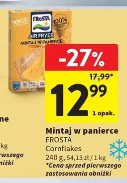 Intermarche Mintaj w panierce FROSTA Cornflakes oferta