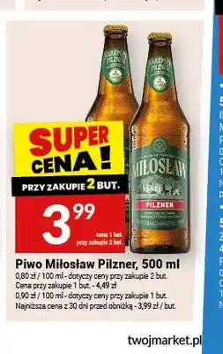 Twój Market Piwo Miłosław Pilzner oferta