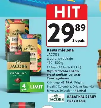 Intermarche Kawa mielona Jacobs Krönung oferta