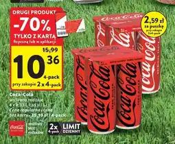 Intermarche Napój gazowany Coca-Cola Original Taste 4-pak oferta