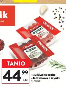 Intermarche Kiełbasa myśliwska sucha Olewnik oferta