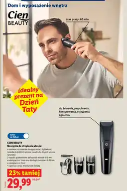 Lidl Maszynka do strzyżenia Cien oferta