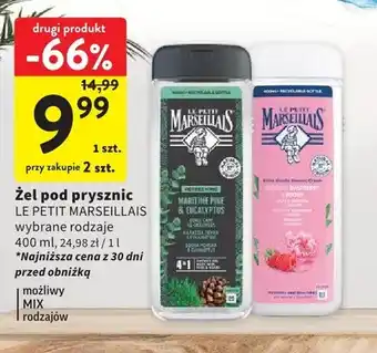 Intermarche Żel pod prysznic LE PETIT MARSEILLAIS oferta