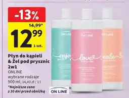 Intermarche Płyn do kąpieli & Żel pod prysznic 2w1 ON LINE enjoy oferta