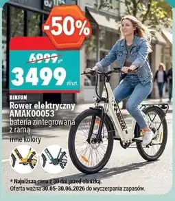 Biedronka Rower elektryczny Bikfun oferta