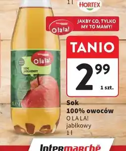 Intermarche Sok 100% owoców O la la! jabłkowy oferta