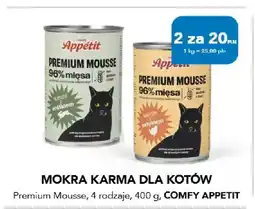 AquaelZOO Mokra karma dla kotów Premium Mousse COMFY APPETIT oferta