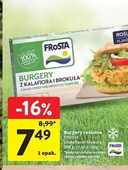 Intermarche Burgery roślinne z kalafiora i brokuła FROSTA oferta
