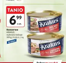 Intermarche Konserwa gulasz angielski Krakus oferta