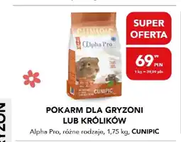 AquaelZOO Pokarm dla gryzoni lub królików Alpha Pro Cunipic oferta