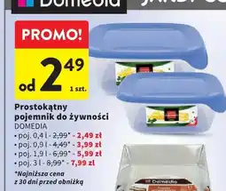 Intermarche Prostokątny pojemnik do żywności DOMEDIA oferta