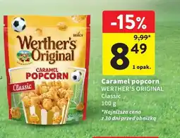 Intermarche Caramel popcorn Werther's Original Classic oferta
