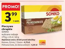 Intermarche Pieczywo chrupkie lekkie pełnoziarniste SONKO oferta