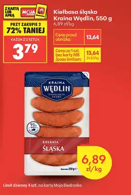 Biedronka Kiełbasa Kraina Wędlin oferta