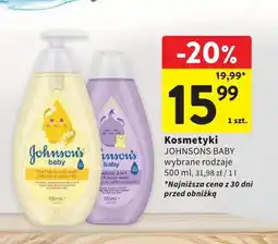 Intermarche Kosmetyki JOHNSONS BABY oferta