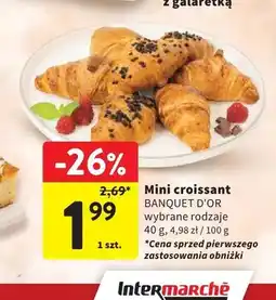Intermarche Mini croissant BANQUET D'OR oferta