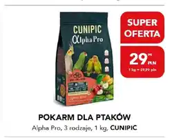 AquaelZOO Pokarm dla ptaków Alpha Pro Cunipic oferta