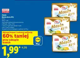 Lidl Masło Pilos oferta