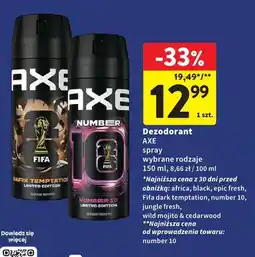 Intermarche Dezodorant spray AXE Dark Temptation oferta