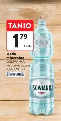 Intermarche Woda mineralna Cisowianka oferta