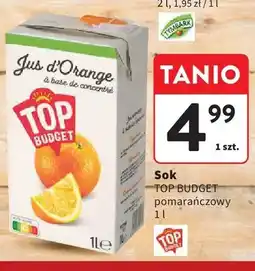 Intermarche Sok pomarańczowy Top Budget oferta