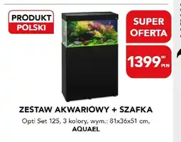 AquaelZOO Zestaw akwariowy + szafka Aquael Opti Set 125 81x36x51cm oferta