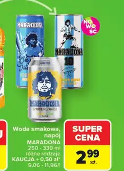 Carrefour Market Woda smakowa Maradona oferta