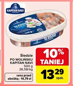 Carrefour Market Śledzie Kapitan Navi oferta