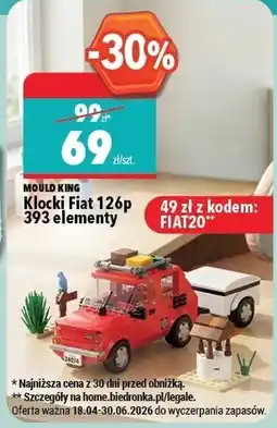 Biedronka Klocki Mould King oferta