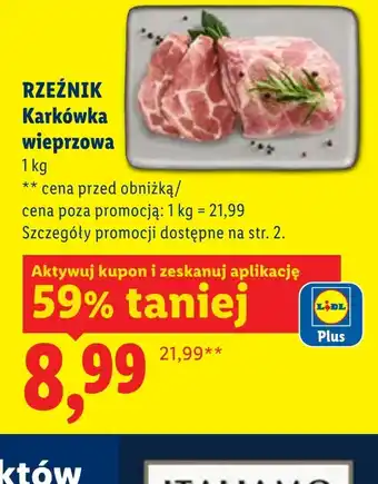 Lidl Karkówka Rzeźnik oferta