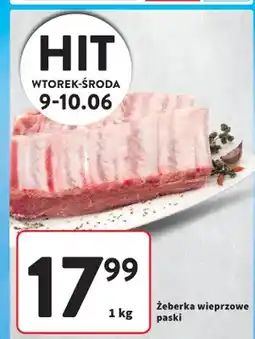 Intermarche Żeberka wieprzowe paski oferta