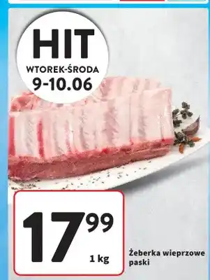 Intermarche Żeberka wieprzowe paski oferta