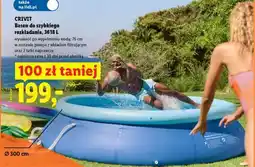 Lidl CRIVIT Basen do szybkiego rozkładania, 3618 l oferta