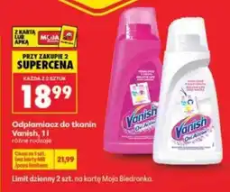 Biedronka Odplamiacz do tkanin Vanish, 1l oferta