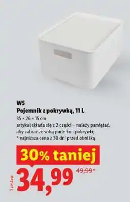 Lidl Pojemnik z pokrywką, 11 L oferta