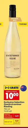 Biedronka Exclusive Selection Gewürztraminer Riesling oferta