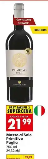 Biedronka Masso al Sole Primitivo Puglia oferta